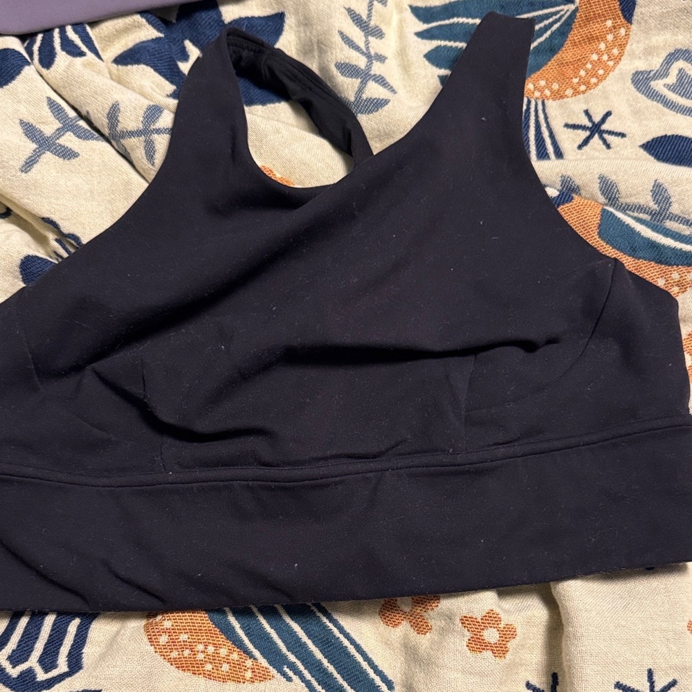 Lululemon Under Train Longline Sports Bra with medium support for C/D cups